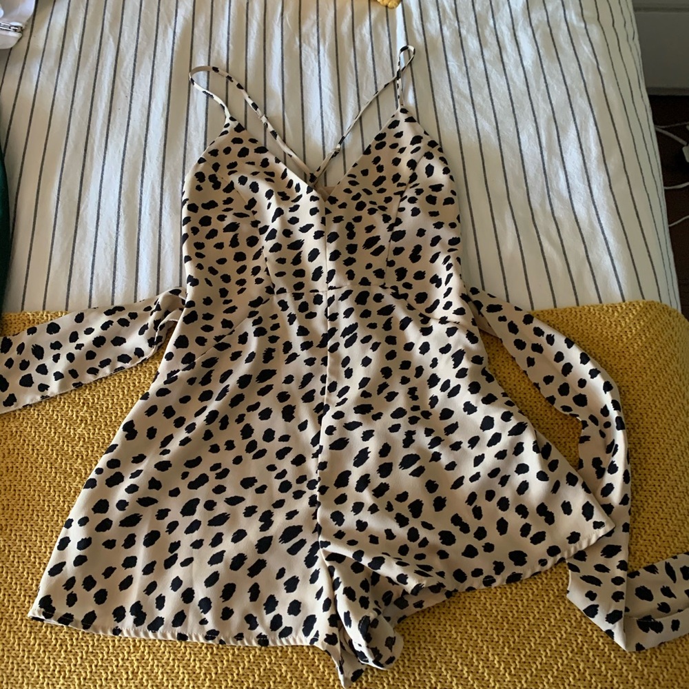 Forever 21 Leopard Romper/Playsuit